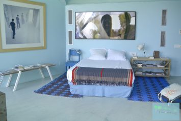 Blue suite bed